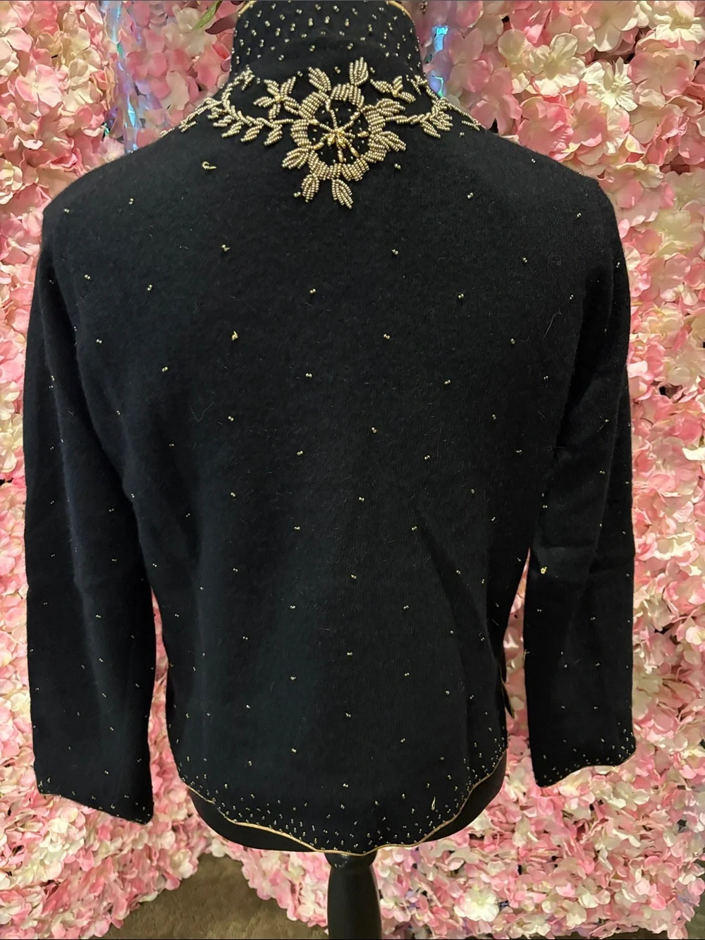 Vintage Asian Style Wool Cardigan